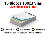 BLOCOS, COMANDAS, RECEITUÁRIOS E TALÕES