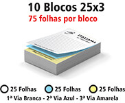 BLOCOS, COMANDAS, RECEITUÁRIOS E TALÕES