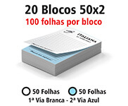 BLOCOS, COMANDAS, RECEITUÁRIOS E TALÕES