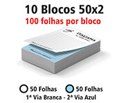 BLOCOS, COMANDAS, RECEITUÁRIOS E TALÕES