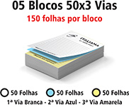 BLOCOS, COMANDAS, RECEITUÁRIOS E TALÕES