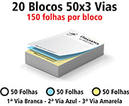 BLOCOS, COMANDAS, RECEITUÁRIOS E TALÕES
